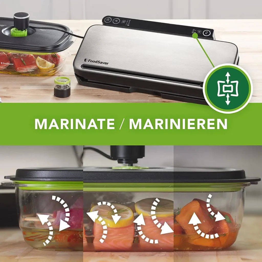 Envasadora al vacío FoodSaver VS3190x - Modo marinado ultrarápido