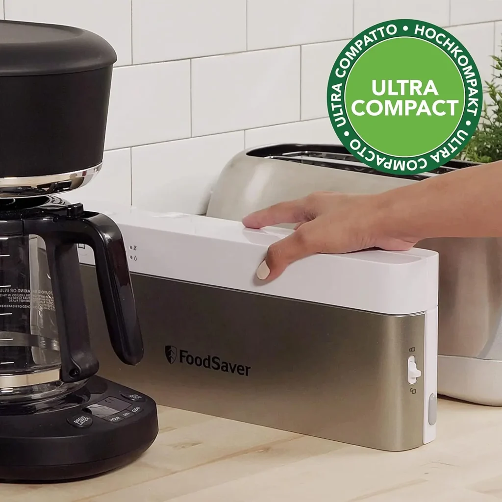 Envasadora al vacío FoodSaver VS0100X - Diseño ultracompacto